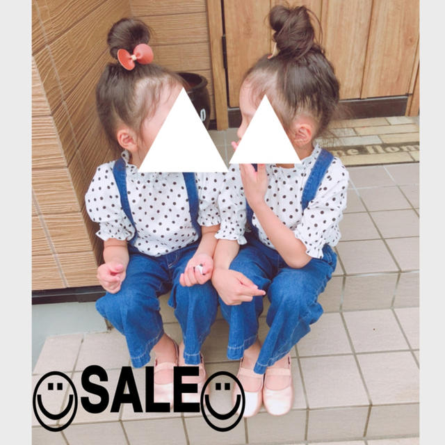 お取引き中⚠️ キッズ/ベビー/マタニティのキッズ服女の子用(90cm~)(ブラウス)の商品写真