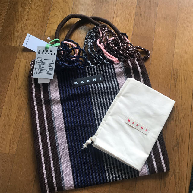 MARNI マルニ ハンモックバッグ ブルー