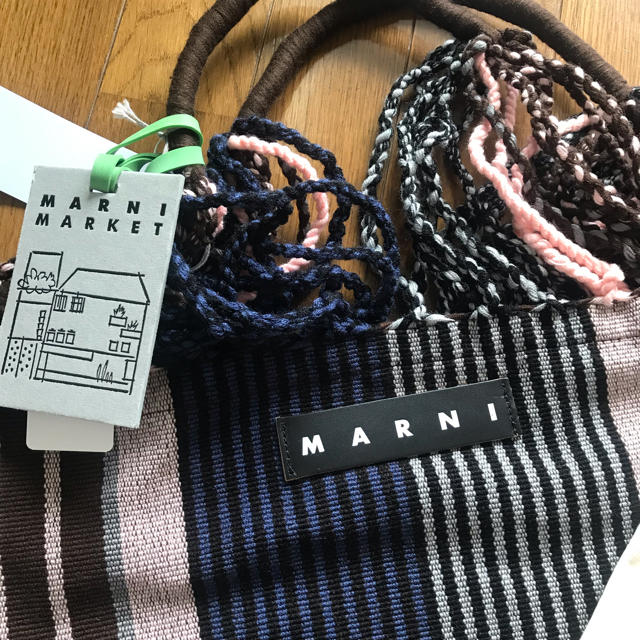 Marni(マルニ)の★マルニ ハンモックバッグ  人気色 ブルー レディースのバッグ(トートバッグ)の商品写真