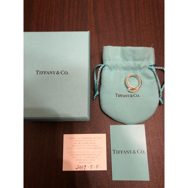 大人気新品  Tiffany & Co. - Tiffany ラップリング9号 リング(指輪)