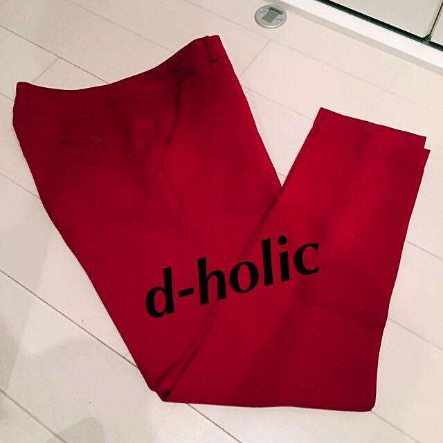 dholic(ディーホリック)のd-holic 赤スラックス レディースのパンツ(その他)の商品写真