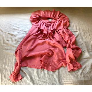 アメリヴィンテージ(Ameri VINTAGE)のused vintage pink blouse(シャツ/ブラウス(長袖/七分))