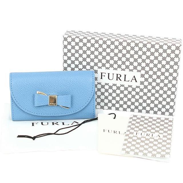 Furla(フルラ)のフルラ アジア リボン 6連キーケース　ヴェロニカ ブルー レディースのファッション小物(キーケース)の商品写真