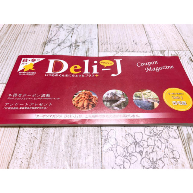 Deli-J デリジェイ  2019年 秋冬 群馬 西毛版 チケットの施設利用券(遊園地/テーマパーク)の商品写真