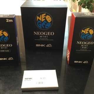 ネオジオ(NEOGEO)のNEOGEO mini コントローラー HDMケーブル おまけ付き(その他)