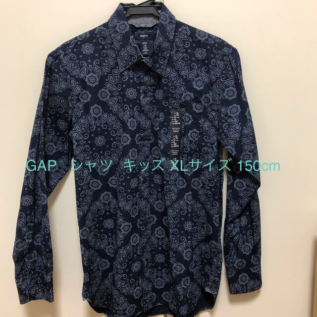 GAP Kids(ギャップキッズ)のGAP kids  シャツ  キッズXLサイズ 150cm ネイビー メンズのトップス(シャツ)の商品写真