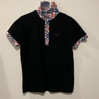 フレッドペリー(FRED PERRY)の【美品】FRED PERRY（フレッドペリー）ポロシャツ 黒×チェック(ポロシャツ)