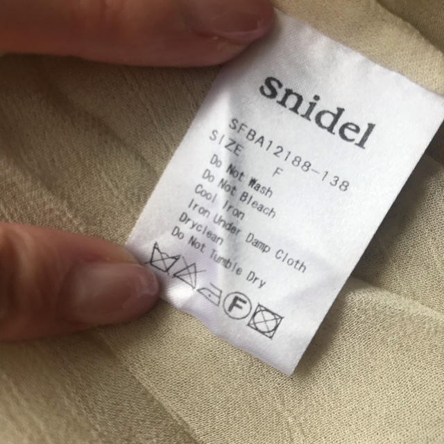 SNIDEL(スナイデル)のスナイデル シフォン ブラウス レディースのトップス(シャツ/ブラウス(長袖/七分))の商品写真