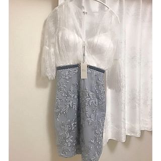 ローブ(ROBE)のDEA ROBE de FLEURS ドレス 新品(ミニドレス)