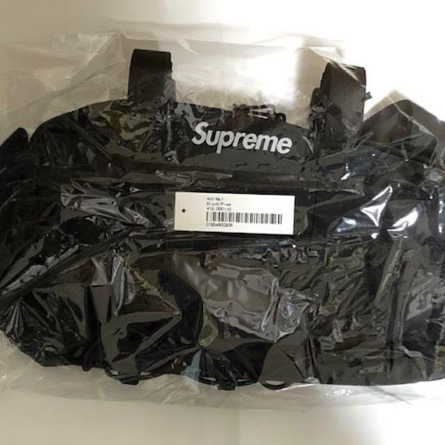 19AW supreme waist bag black