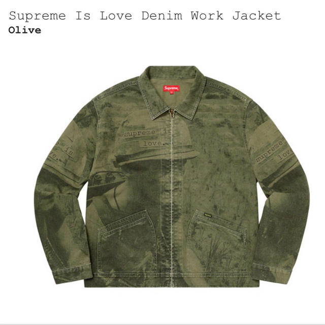 Gジャン/デニムジャケットSupreme Is Love Denim Work Jacket Mサイズ