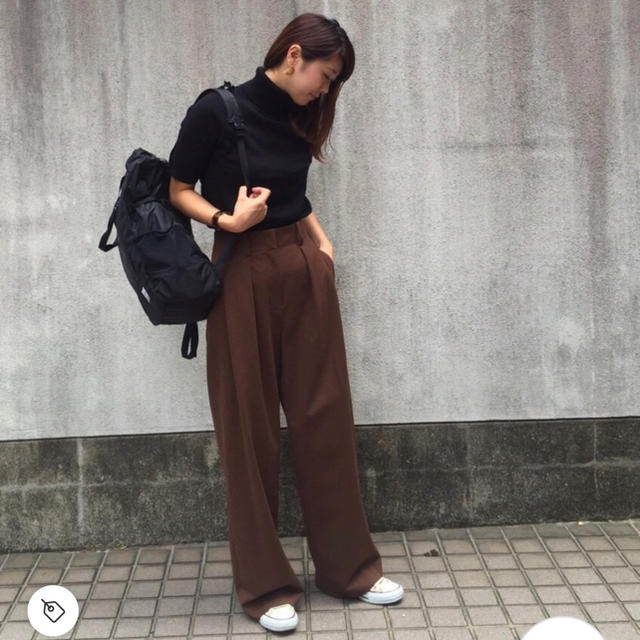 TODAYFUL(トゥデイフル)のTODAYFUL☆ワイドタックパンツ未使用タグ付き レディースのパンツ(その他)の商品写真