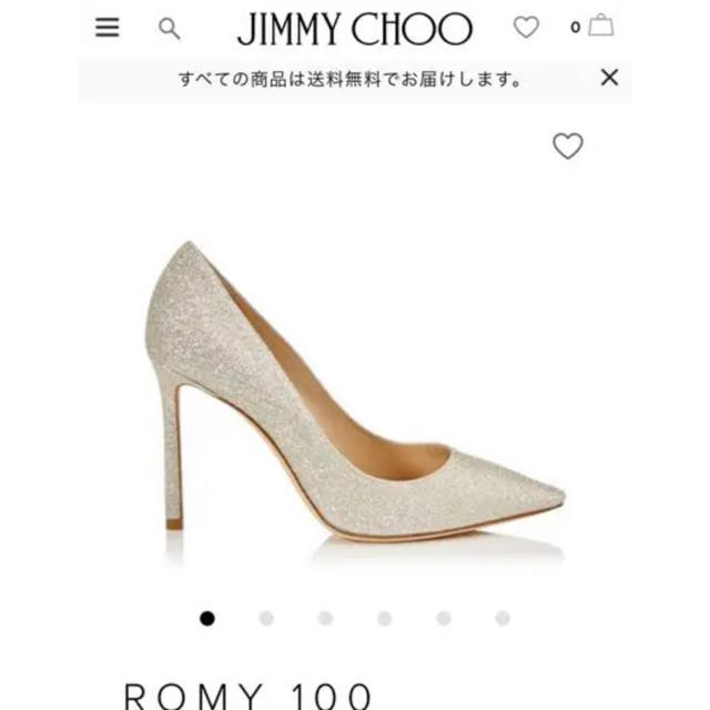 3512ヒールJIMMY CHOO ROMY ジミーチュウ 35 1/2