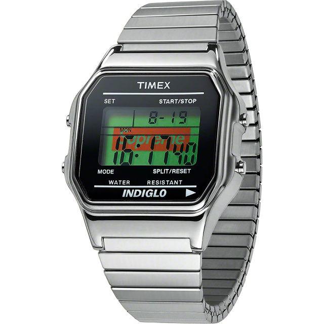 Supreme Timex Digital Watch Silver 時計