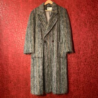 ジョンローレンスサリバン(JOHN LAWRENCE SULLIVAN)の【Vintage】モヘアロングコート mohair long coat 70s(チェスターコート)