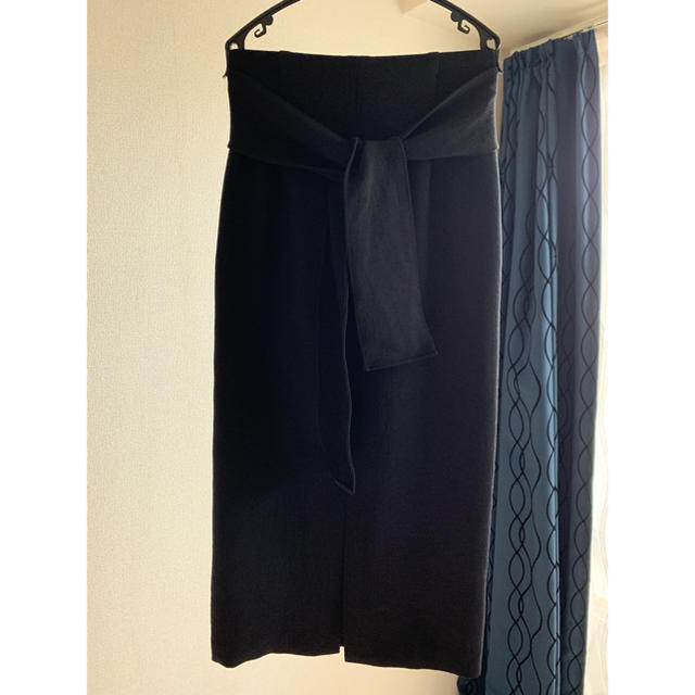 TOMORROWLAND(トゥモローランド)の☆yanganyヤンガニー ウエストリボン スリットタイトスカート☆ レディースのスカート(ロングスカート)の商品写真