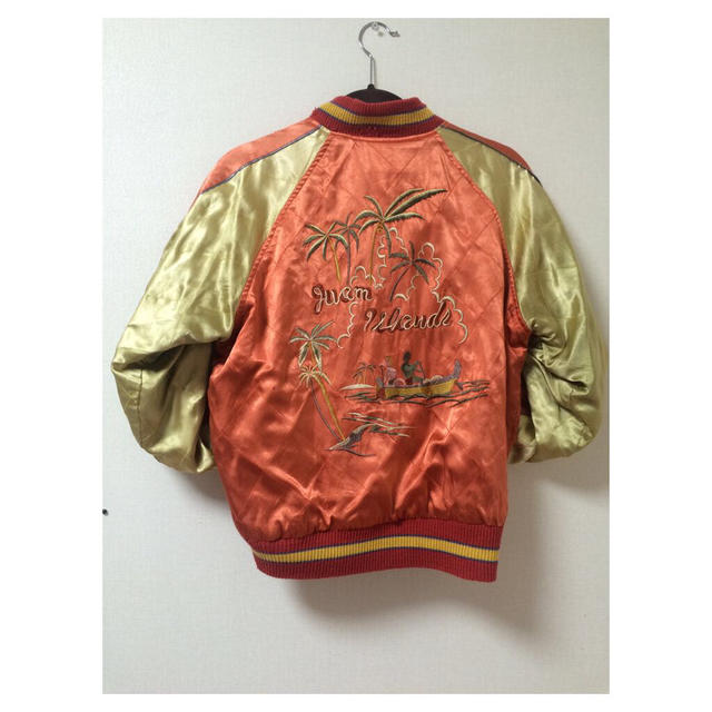 リバーシブル オレンジスカジャン レディースのジャケット/アウター(スカジャン)の商品写真