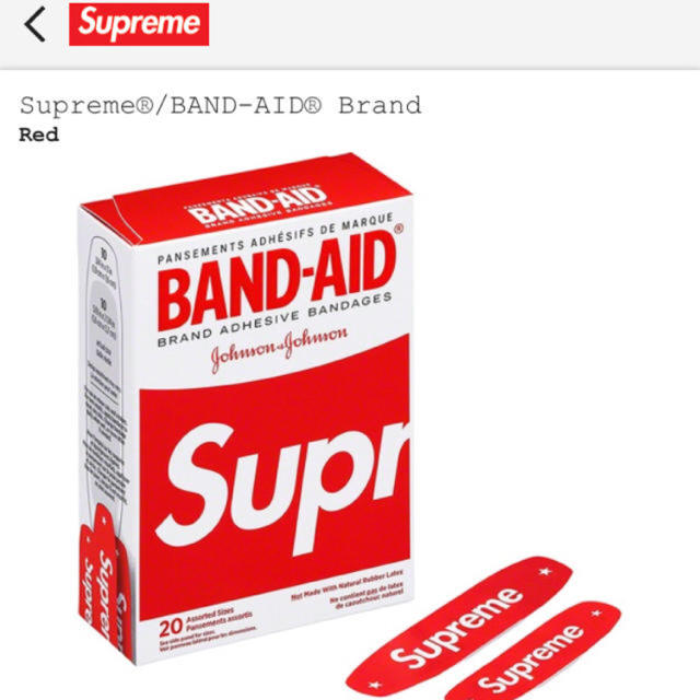 supreme バンドエイド Band Aid セット 1