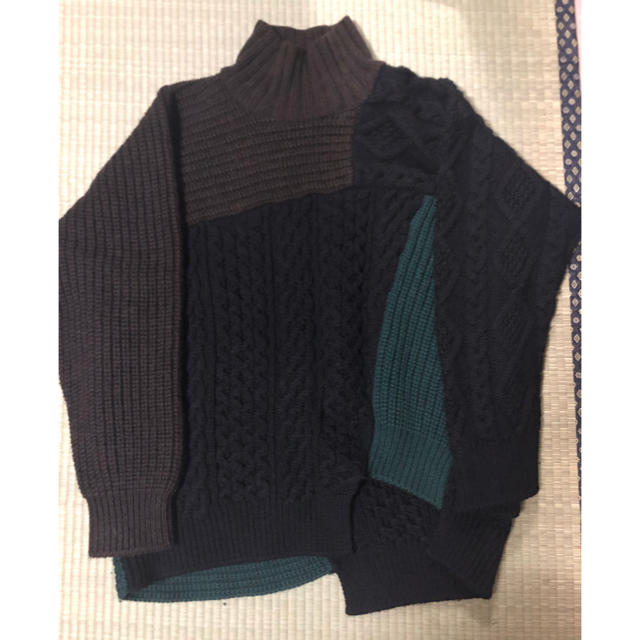 かわいい! kolor - kolor 18aw ボリュームニット ニット/セーター