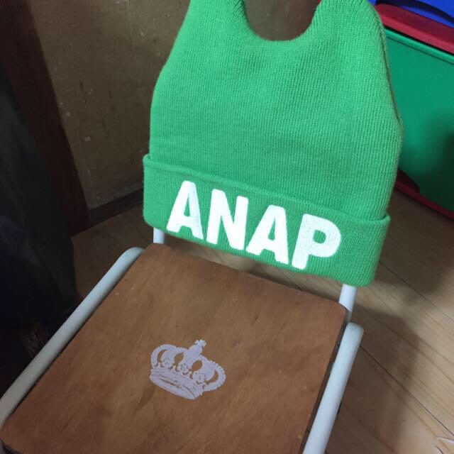 ANAP Kids(アナップキッズ)のアナップニット♡！ キッズ/ベビー/マタニティのこども用ファッション小物(帽子)の商品写真