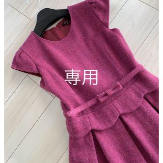 トッカ(TOCCA)の美品  AMETHYST   サイズ0(ひざ丈ワンピース)