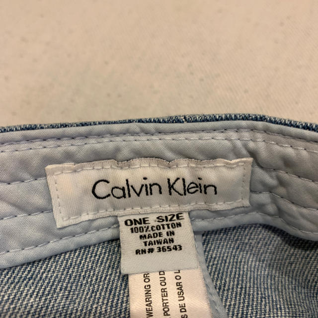 Calvin Klein(カルバンクライン)のカルバンクライン デニムキャップ メンズの帽子(キャップ)の商品写真