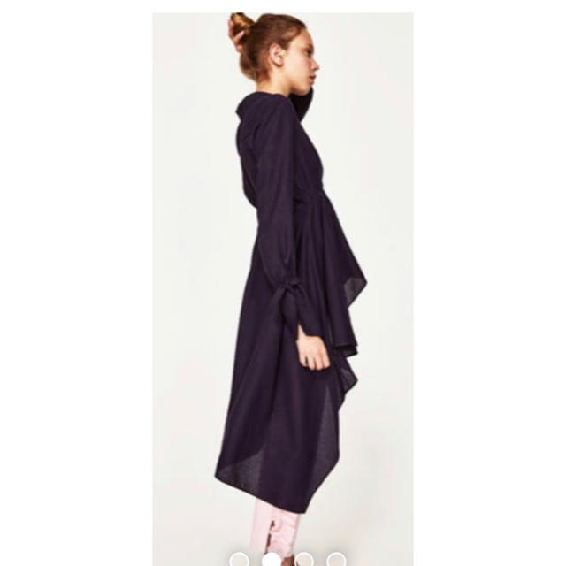 ZARA(ザラ)のZARA♡アシンメトリーシャツ レディースのトップス(シャツ/ブラウス(長袖/七分))の商品写真