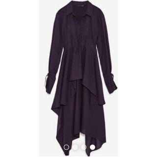 ザラ(ZARA)のZARA♡アシンメトリーシャツ(シャツ/ブラウス(長袖/七分))