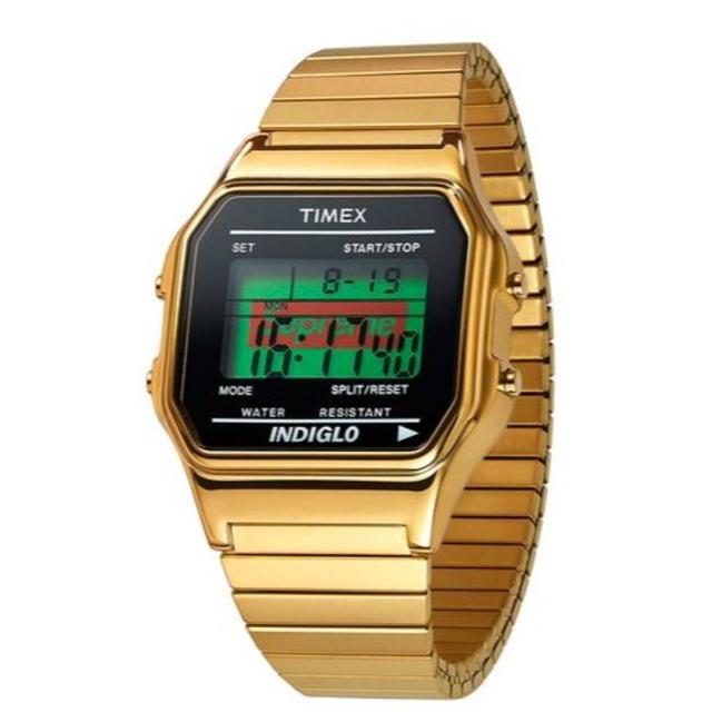 4個セット Supreme Timex Digital Watch Gold