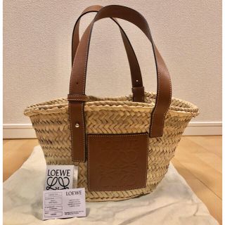 ロエベ(LOEWE)のロエベ LOEWE カゴバッグ Sサイズ タン(かごバッグ/ストローバッグ)