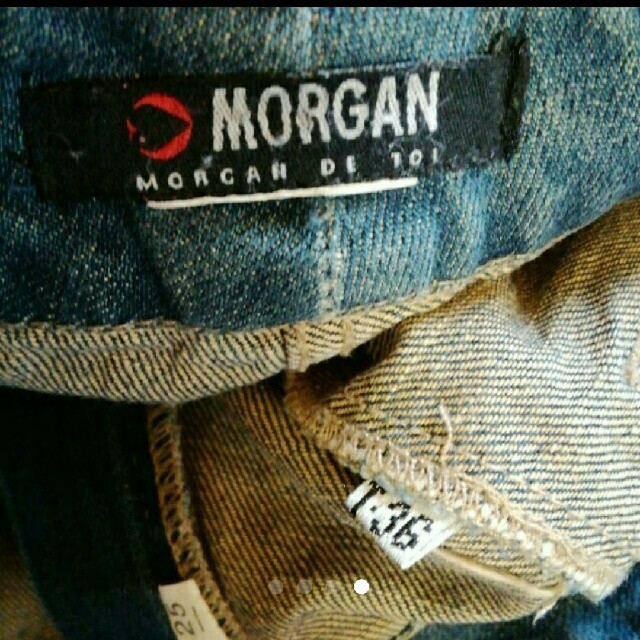 MORGAN(モルガン)のMORGAN 個性派  デニム　ジーンズ レディースのパンツ(デニム/ジーンズ)の商品写真