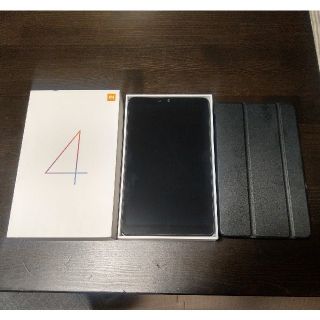 アンドロイド(ANDROID)のXiaomi Mi Pad 4 3GB 32GBブラック Wi-Fi ケース付き(タブレット)