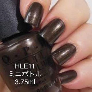 オーピーアイ(OPI)のOPI HLE11 ブラウングリッター　ウォームミーアップ ミニボトル　新品(マニキュア)