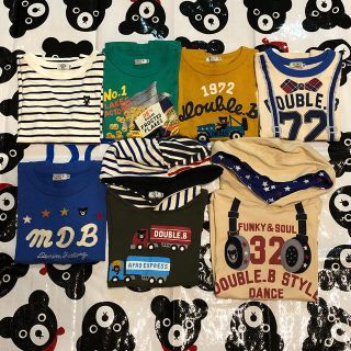 ダブルビー(DOUBLE.B)のHくま様専用♡ダブルB 長袖Tシャツ 120 7枚セット ミキハウス まとめ売り(Tシャツ/カットソー)