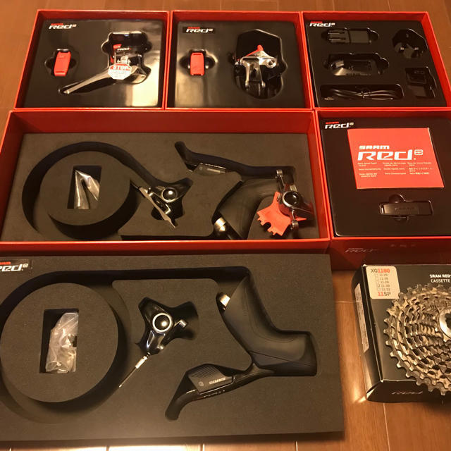 SRAM etap Wifli HRD FD未使用 redカセット付スポーツ/アウトドア