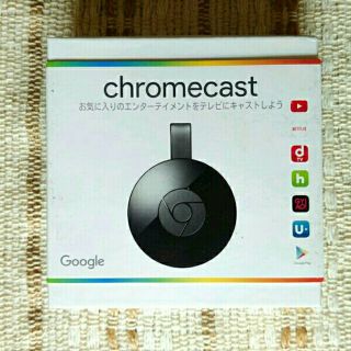 正規品 未開封  Chromecast GA3A00133A16Z01ブラック(映像用ケーブル)