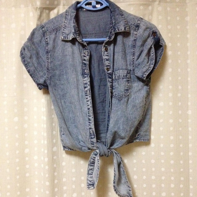 デニムシャツ♡ネオンTシャツセット レディースのトップス(Tシャツ(半袖/袖なし))の商品写真