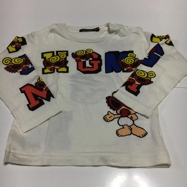 HYSTERIC MINI(ヒステリックミニ)のロゴロンT 90 キッズ/ベビー/マタニティのキッズ服男の子用(90cm~)(Tシャツ/カットソー)の商品写真