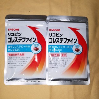 カゴメ(KAGOME)のカゴメ　リコピンコレステファイン 2袋　新品未開封(ダイエット食品)