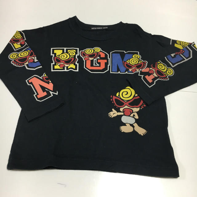 HYSTERIC MINI(ヒステリックミニ)のロゴロンT 100 キッズ/ベビー/マタニティのキッズ服男の子用(90cm~)(Tシャツ/カットソー)の商品写真