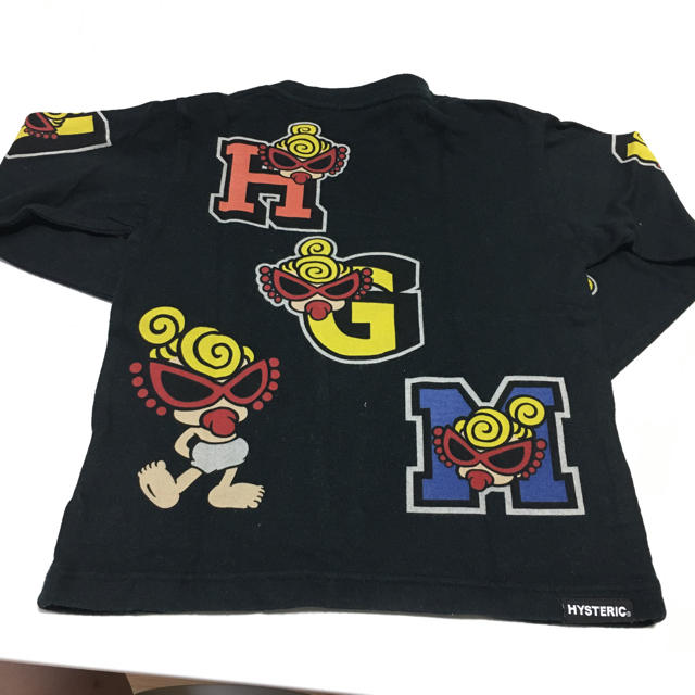 HYSTERIC MINI(ヒステリックミニ)のロゴロンT 100 キッズ/ベビー/マタニティのキッズ服男の子用(90cm~)(Tシャツ/カットソー)の商品写真