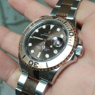 ロレックス(ROLEX)の極美品！付属品◎ロレックス ヨットマスター 116621 チョコ ブラウン文字盤(腕時計(アナログ))