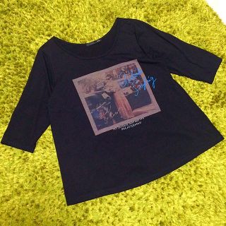 ヘザー(heather)のプリント5部丈Tシャツ(Tシャツ(長袖/七分))