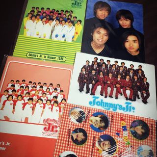 アラシ(嵐)の大野智 嵐 ジュニア時代 kyotokyo 下敷き4点＆ノート(アイドルグッズ)