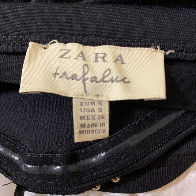 ZARA(ザラ)のヘプラムワンピ レディースのワンピース(ミニワンピース)の商品写真