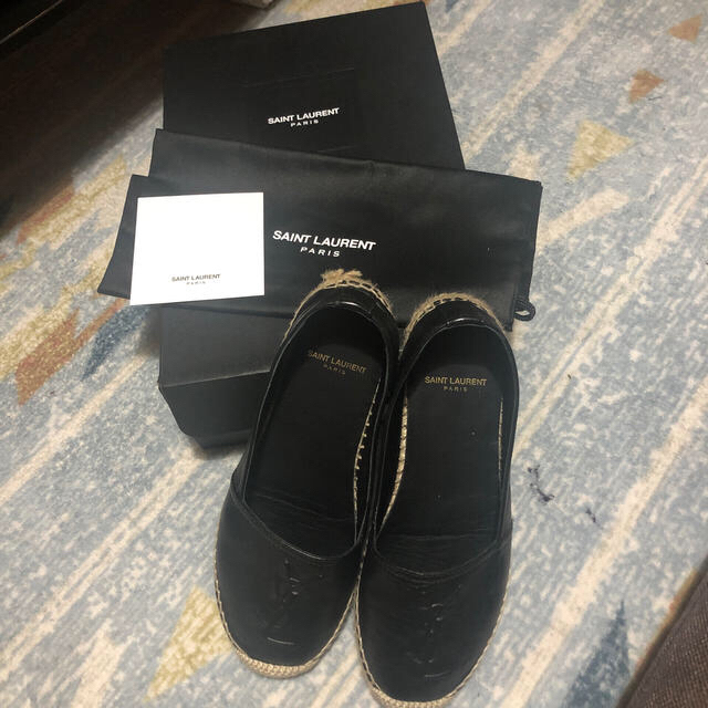 高評価好評 Saint Laurent - SAINT LAURENT PARIS フラットシューズの