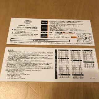 あゆ様専用 巨人 グラウンド見学 2枚(野球)