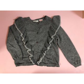 ザラキッズ(ZARA KIDS)の値下げ⭐︎ZARA KIDS フリルカーディガン 2-3歳(カーディガン)