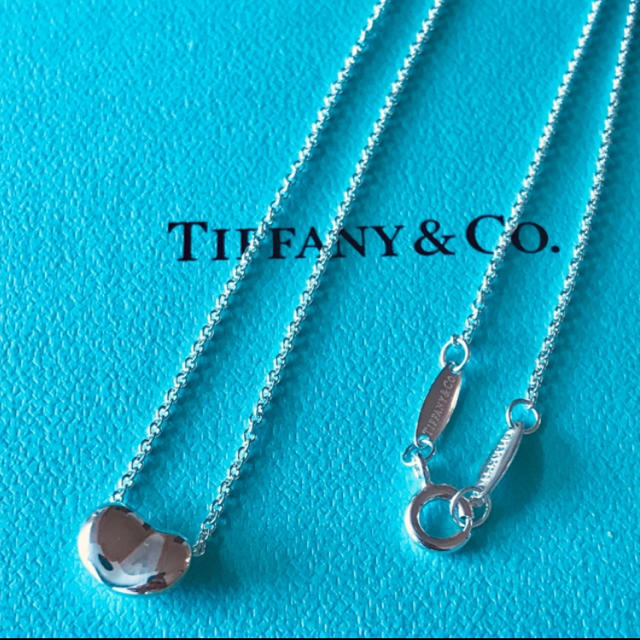 tiffany ビーンデザインペンダントネックレス