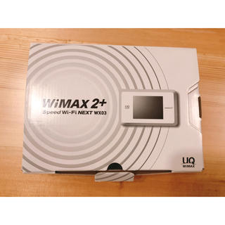 エヌイーシー(NEC)の【kou様専用】WiMAX2+ Speed Wi-Fi NEXT WX03(PC周辺機器)